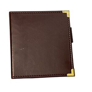 Cambridge Faux Leather Executive Planner Gold Corner Caps